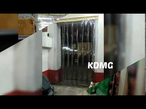 Vertical pvc strip curtains