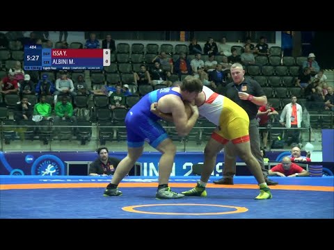 1/8 GR - 130 kg: Y. ISSA (EGY) v. M. ALBINI (CZE)