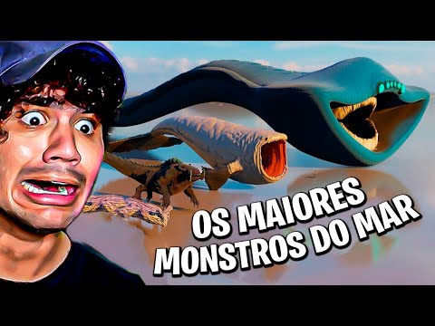 A MAIOR Comparação de TAMANHO de Monstros do Mar! (Reação)