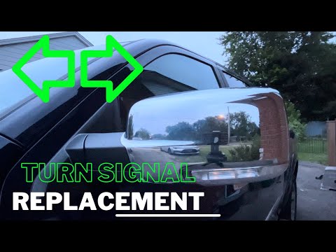 Ram 1500 mirror turn signal & puddle light replacement