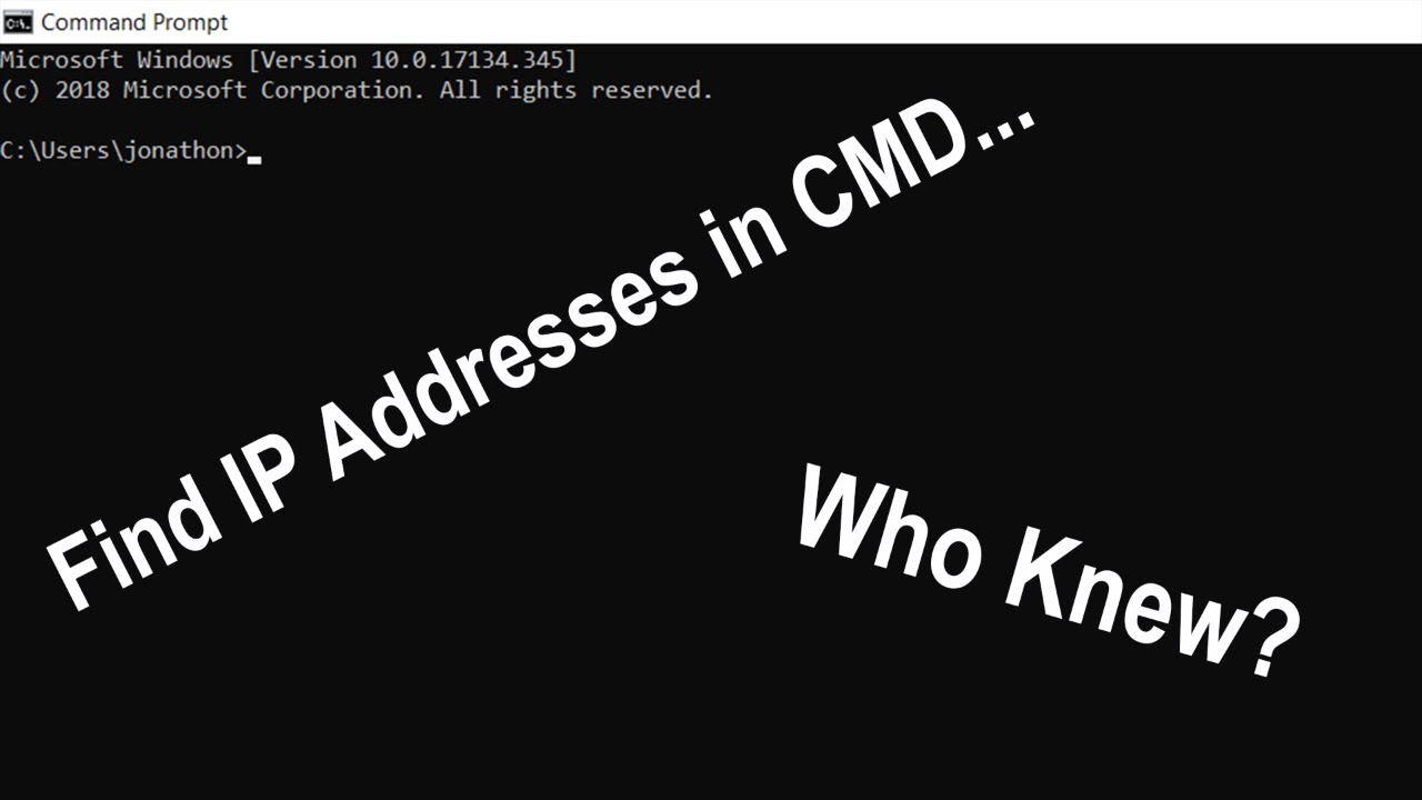 How to Find a Website's IP Address Using Command Prompt