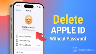 How to Delete APPLE ID Without Password | 3 Ways to Fix it [2024]
