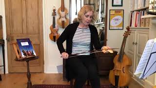 Tenor Viol Elementary Lesson 2: How to Bow and Bowing