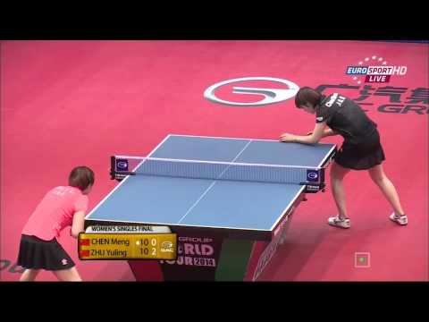 2014 Kuwait Open (Ws-Final) CHEN Meng - ZHU Yuling [HD] [Full Match]