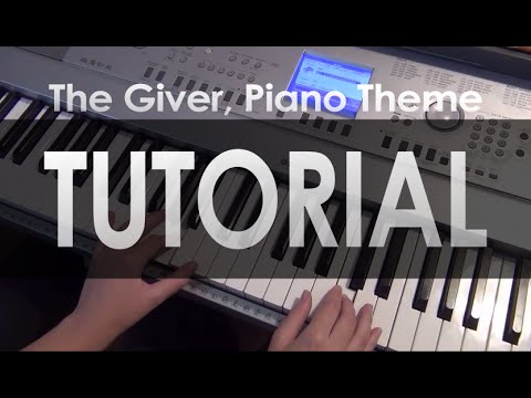 TUTORIAL: The Giver - Rosemary's piano theme (with an ending)