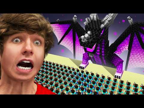 1000 Players vs Titan Ender Dragon!