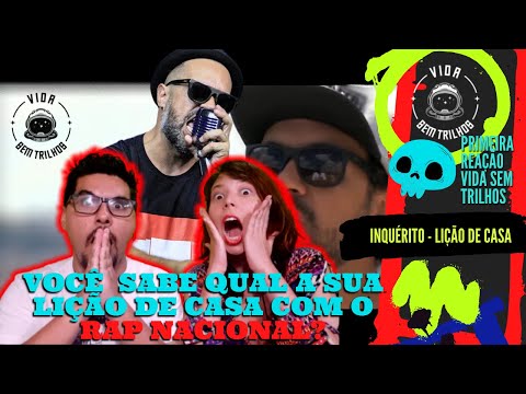 Roqueiros reagindo a RAP - Inquérito | Lição de Casa [Primeira Reação Vida Sem Trilhos] REACT VST