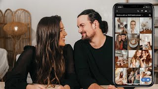 Editing Our FAVORITE photos with Homebody Mobile Presets | Warm | Minimal | Cozy Lightroom Edits