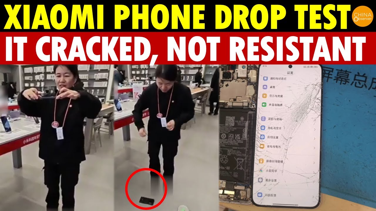 Xiaomi Has No Shame! Drop-Proof, Waterproof Phone Breaks on First Drop, Screen Dies on Water Contact