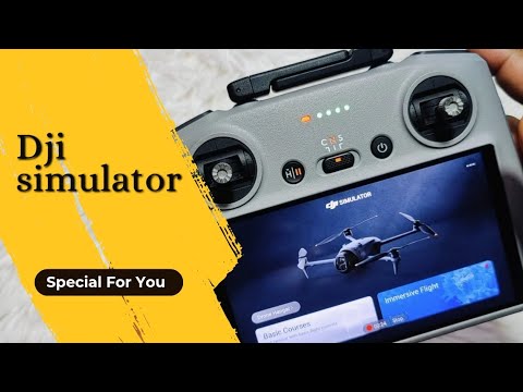 DJI Drone Practice with Simulator | Safe Training for Beginners (Using RC 2 Controller)