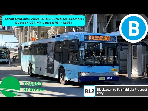Transit Systems: Volvo B7RLE Euro 4 (ZF Ecomat) / Bustech VST Mk I, m/o 9764 (1286)