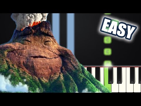 Lava - Pixar Short | EASY PIANO TUTORIAL + SHEET MUSIC by Betacustic