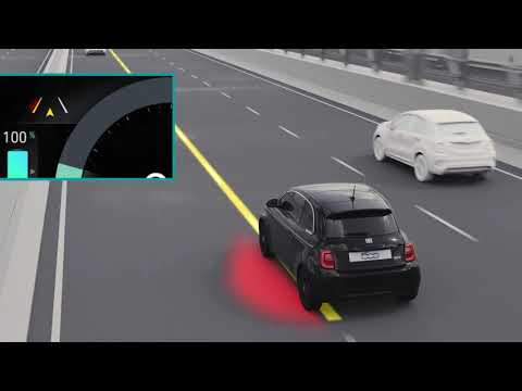 Nuova 500   Lane Control al sicuro, nella tua corsia