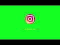 Instagram Icon Animation Green Screen Free To Use