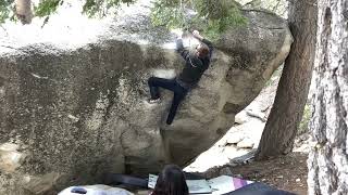 Video thumbnail of Green Peace, V10 (sit). Tramway