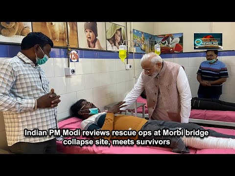 Indian PM Modi reviews rescue ops at Morbi bridge collapse site, meets survivors