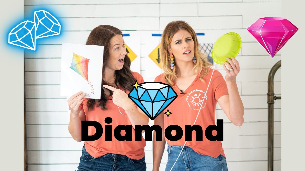 Learn Shapes |  Diamond | Kids Learning |  Educational Videos for Kids | My Preschool Place