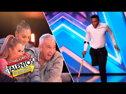 ¡El bailarín INSPIRADOR Musa Motha obtiene EL PRIMER BOTÓN DORADO GRUPAL! | Audiciones | BGT 2023