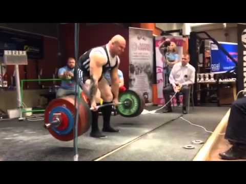 Raw deadlift 350kg@107kg