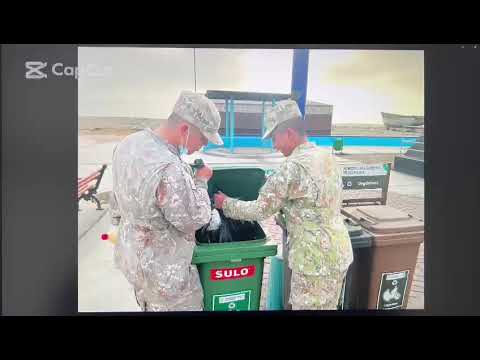 Limpieza de la playa.💪🌊