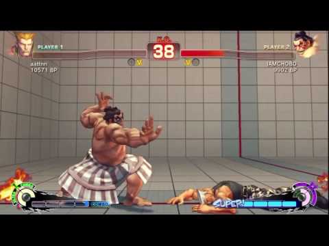 SSF4 Replay: aattnn (GUI) vs IAMCHOBO (HON)