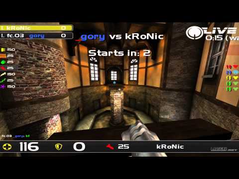 gory vs kRoNic - DreamHack Winter 2013 Group B Round 5 (Quake Live VOD)