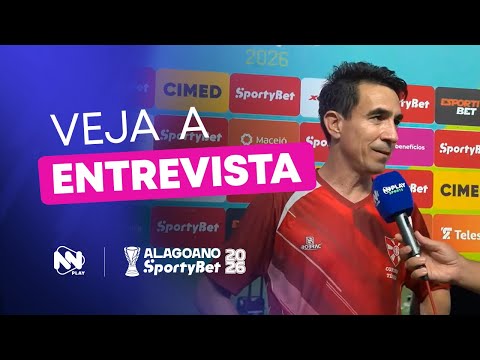 Entrevista pós-jogo com o Técnico Alyson Dantas | Penedense 0 x 1 CRB | Campeonato Alagoano
