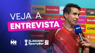 Entrevista pós-jogo com o Técnico Alyson Dantas | Penedense 0 x 1 CRB | Campeonato Alagoano