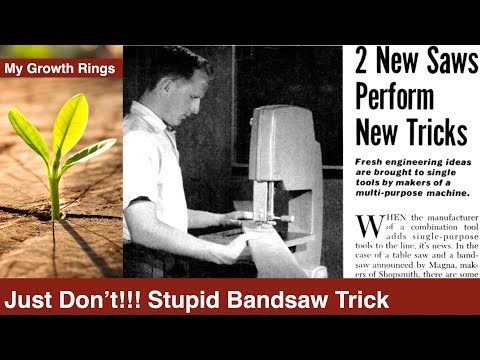 Shop Short: The DUMBEST thing you can do with your Shopsmith Bandsaw!