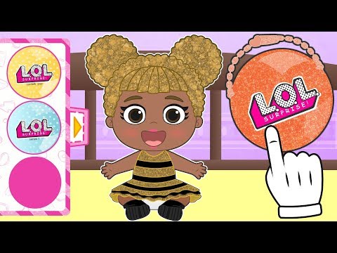 👶 BABY LILY  👶 Dressing up as LOL Surprise DOLLS  Glitter  | L.O.L. Surprise Dolls Cartoons