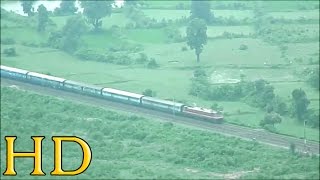 preview picture of video 'Top Aerial View: 12129 PUNE HOWRAH AZAD HIND EXPRESS Captured From 1500 Feet Height'