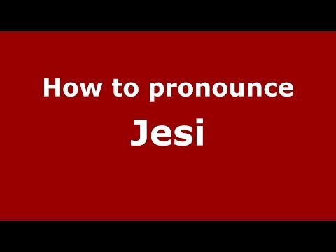 How to pronounce Jesi (Italian/Italy) - PronounceNames.com