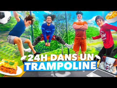 4 BROTHERS ON A (small) TRAMPOLINE FOR 24 HOURS! He almost lost a tooth... [Brotherhood ep13]