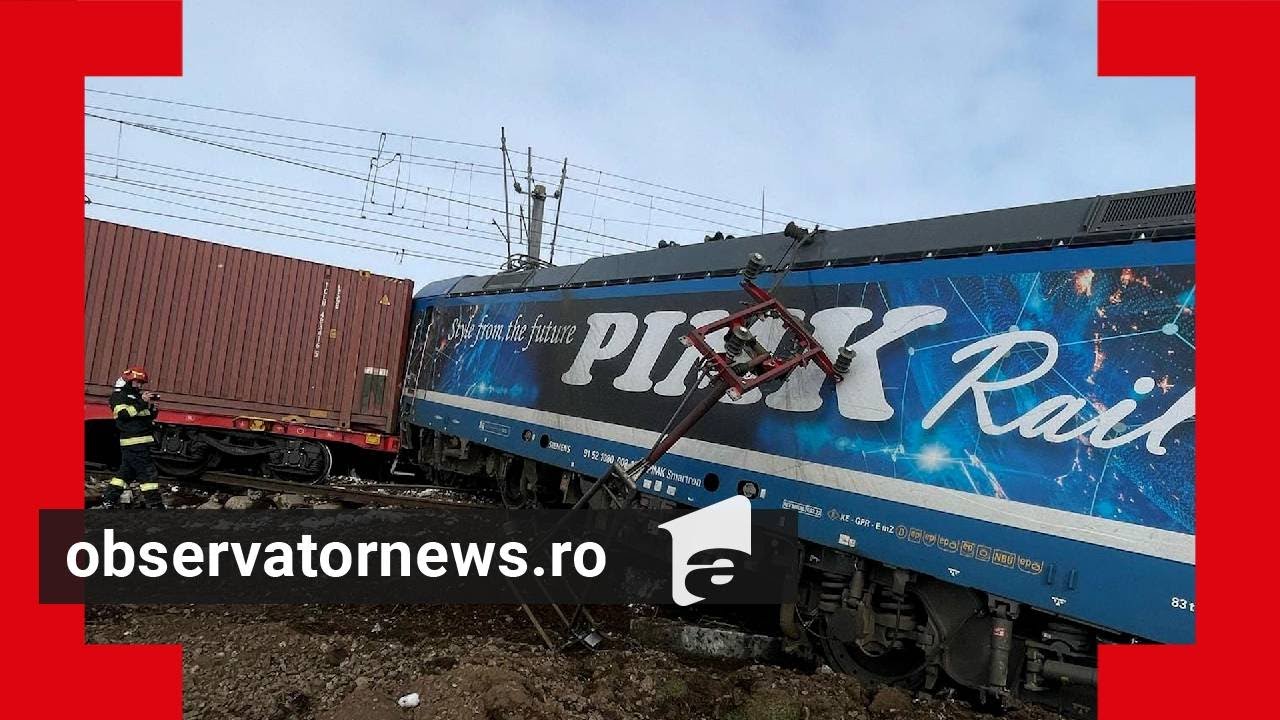 Filmul tragediei feroviare din Olt. Mecanicul unuia dintre trenuri a murit pe loc după impact