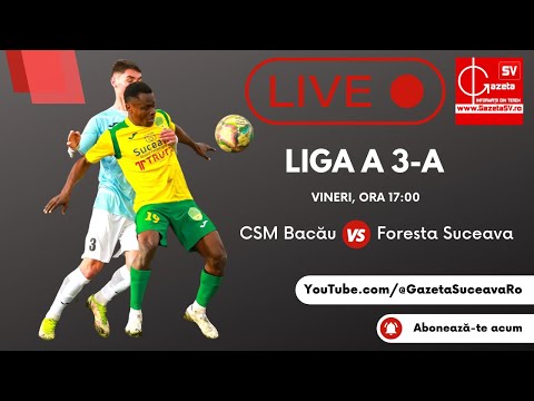 LIVE | CSM Bacău - Foresta Suceava: 1-2