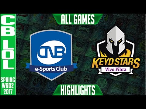 CNB vs KEYD Highlights Game 1 - CBLoL W6D2 Spring 2017 - CNB vs KEYD G1