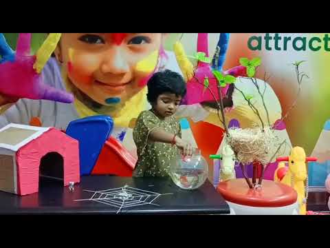 Ch.Ashritha | Houses of Animals and Insects Project | Rise Play School | Jagannaickpur, Kakinada.