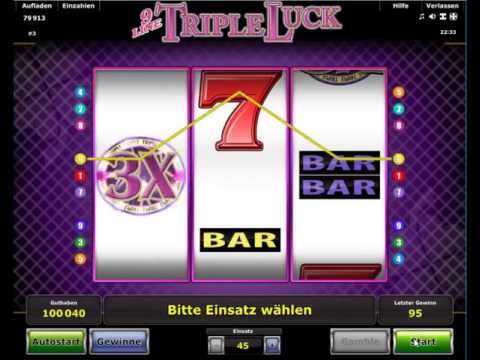 Triple Luck kostenlos spielen - Novomatic / Novoline