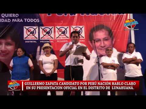 GUILLERMO ZAPATA HABLA CLARO Y DIRECTO EN SU PRESENTACION COMO CANDIDATO