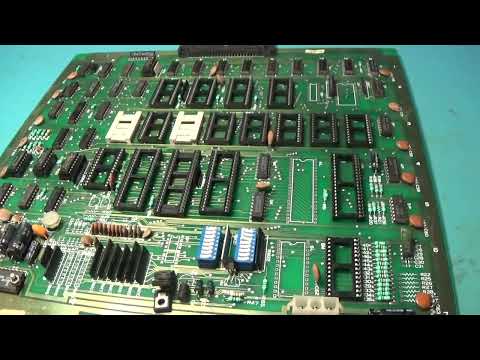 1981 Midway Galaga Arcade Game PCB Repair/Refurb!  8-8-2024