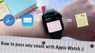 How to Cheat on Tests With Apple Watch. Pass Easily Any Exam at School or University!
