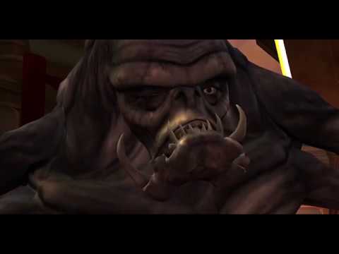 Starkiller eaten by the Gorog