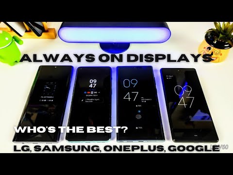 Always on Displays! Who Does it Better? Samsung, LG, OnePlus, and Google