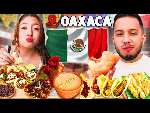 100 HOURS IN OAXACA🇲🇽 FOOD TOUR🔥(Memelas Mole, Tamales, & More)
