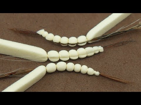 Making a Quick & Easy Mayfly Body by Mak