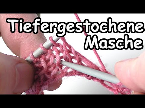 Knitting a deep stitch tML & tMR