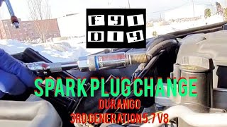 How to Change Spark Plugs - Durango RT 5.7L V8 Hemi