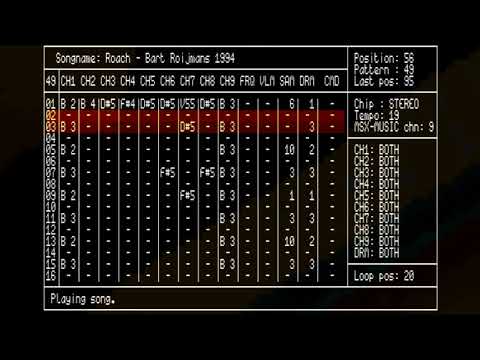 Roach (Cybersound 1995) - MSX remastered track (MSX Music + MSX Audio)