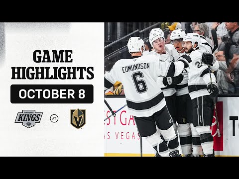 HIGHLIGHTS: LA Kings at Vegas Golden Knights | 10.08.25