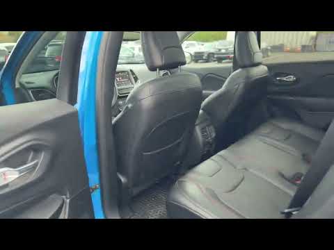 2020 Jeep Cherokee Trailhawk Elite 4x4 in Blue for sale at Finch Chrysler Dodge Jeep Ram Ltd in London, ON